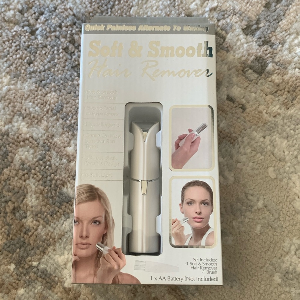 Soft and smooth hair remover tool. New